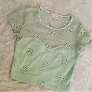 Pins & Needles by Anthropologie crop top